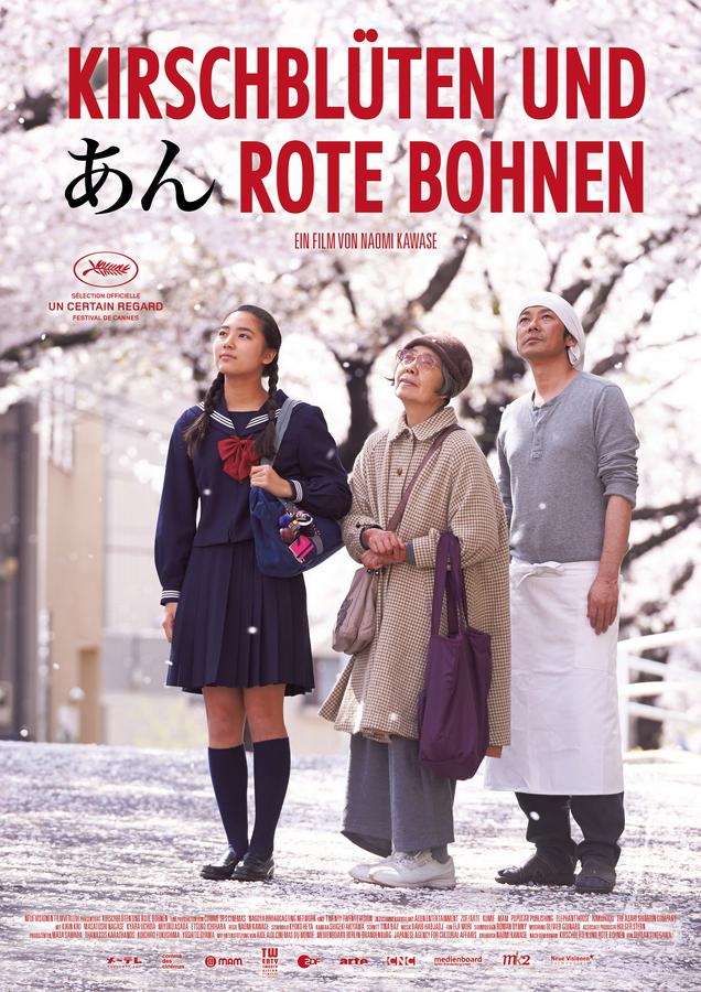 Kirschblüten und rote Bohnen