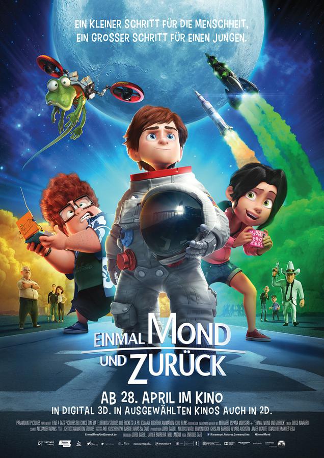 Einmal Mond und zurück 3D