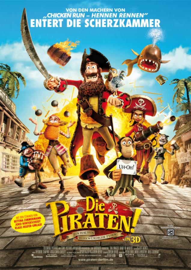Die Piraten - ein Haufen merkwürdiger Typen 3D