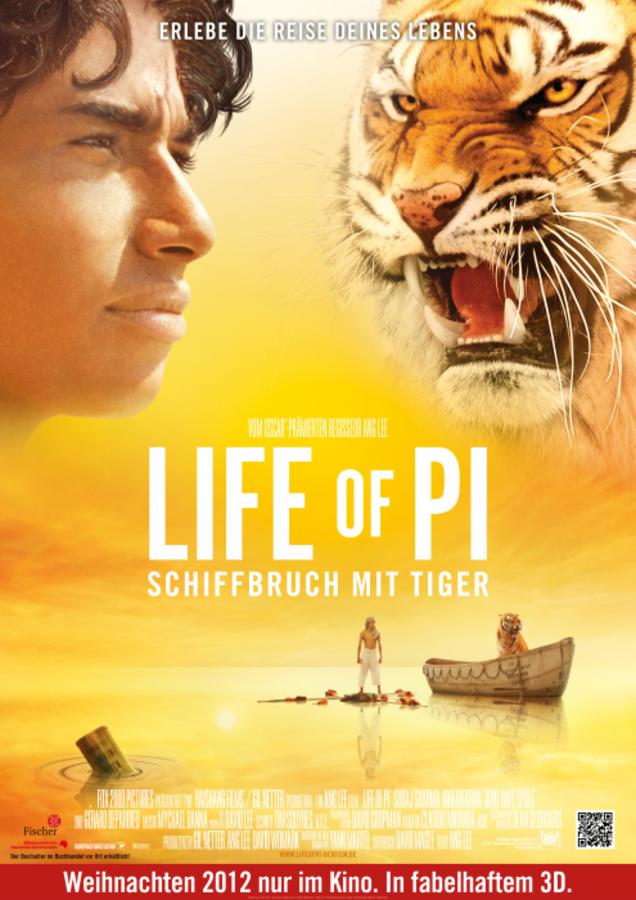 Life of Pi: Schiffbruch mit Tiger 3D