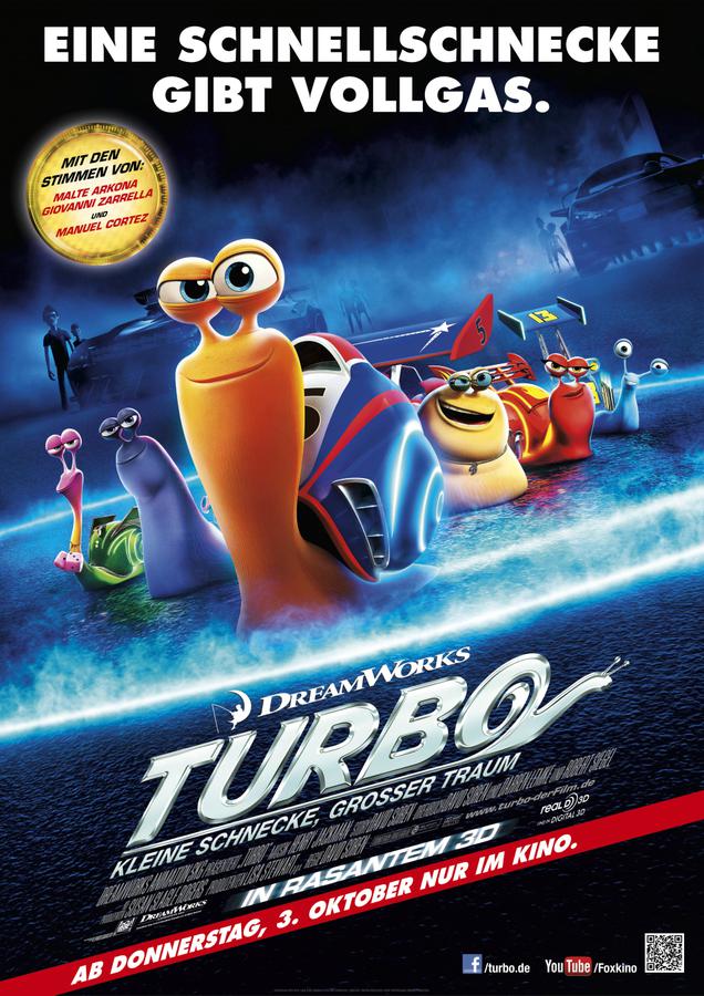 Turbo - Kleine Schnecke, großer Traum 3D